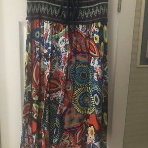 Hi Lo Multi color Skirt